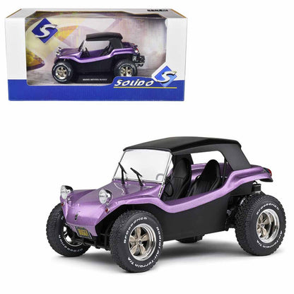 1/18 Solido 1968 Manx Meyers Buggy with Soft Top (Purple Metallic) Diecast Car Model