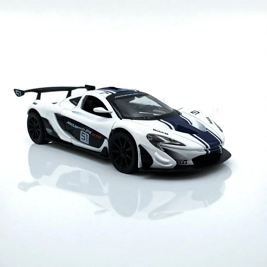 Joy Junction 1:24 McLaren P1 GTR Diecast Model Car – White (JJ252) - Jaiman Toys
