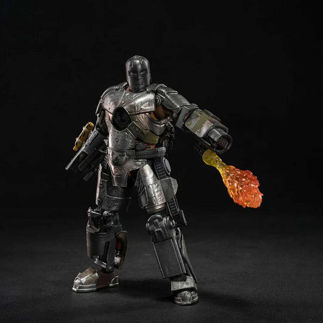 ZD Toys 1/10 Iron Man Mark I Action Figure – Marvel Studios Infinity Saga (No Light-Up Function)-1906-1 - Jaiman Toys