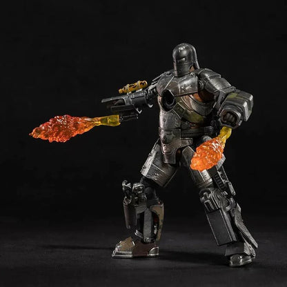 ZD Toys 1/10 Iron Man Mark I Action Figure – Marvel Studios Infinity Saga (No Light-Up Function)-1906-1 - Jaiman Toys
