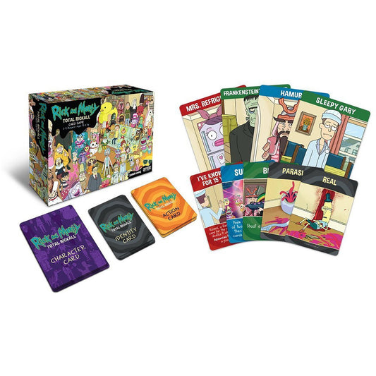 Cryptozoic Entertainment Rick and Morty -Total Rickall Cooperative Card Game for Kid (2-5 Players), 114 Cards Age 15+