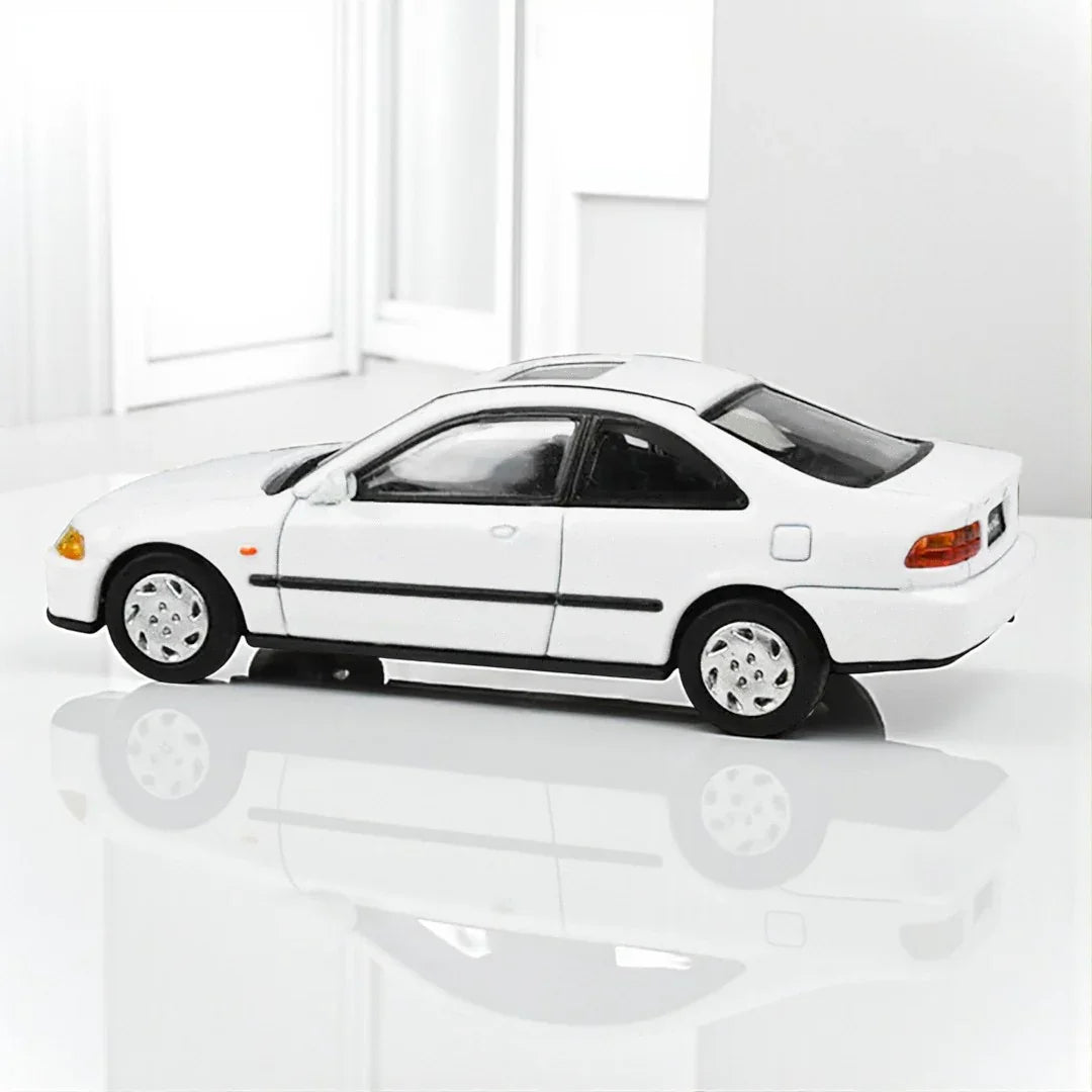 PARA64 1:64 1995 Honda Civic Coupe EJ1 White Diecast Model Car  LHD PA-55765  By Paragon Models-