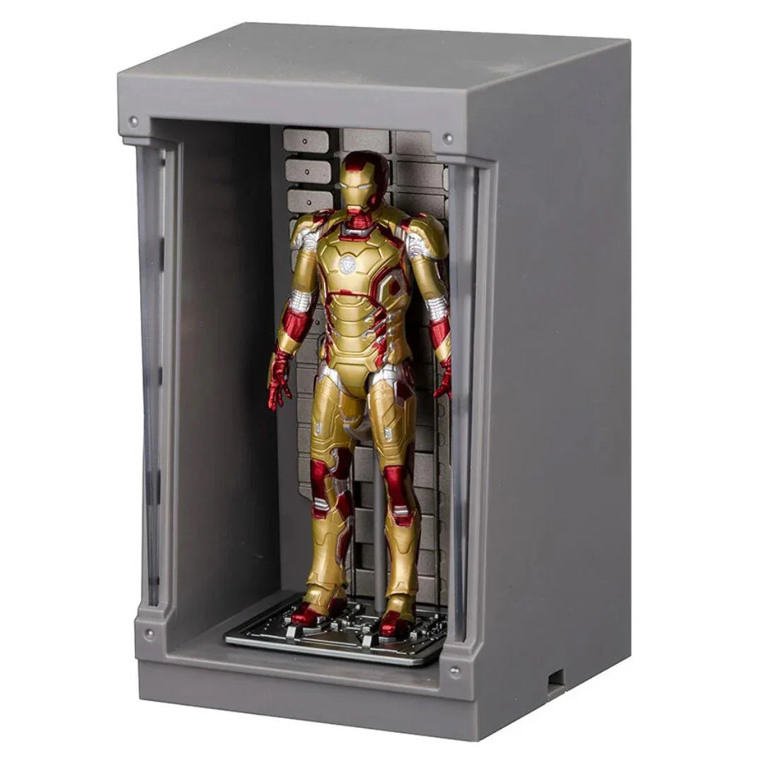 ZD Toys Iron Man Hall of Armor – Mark 42 (4-Inch Figure) Light-Up Display Chamber