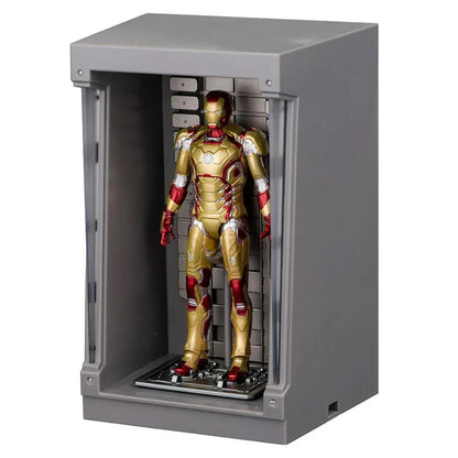 ZD Toys Iron Man Hall of Armor – Mark 42 (4-Inch Figure) Light-Up Display Chamber