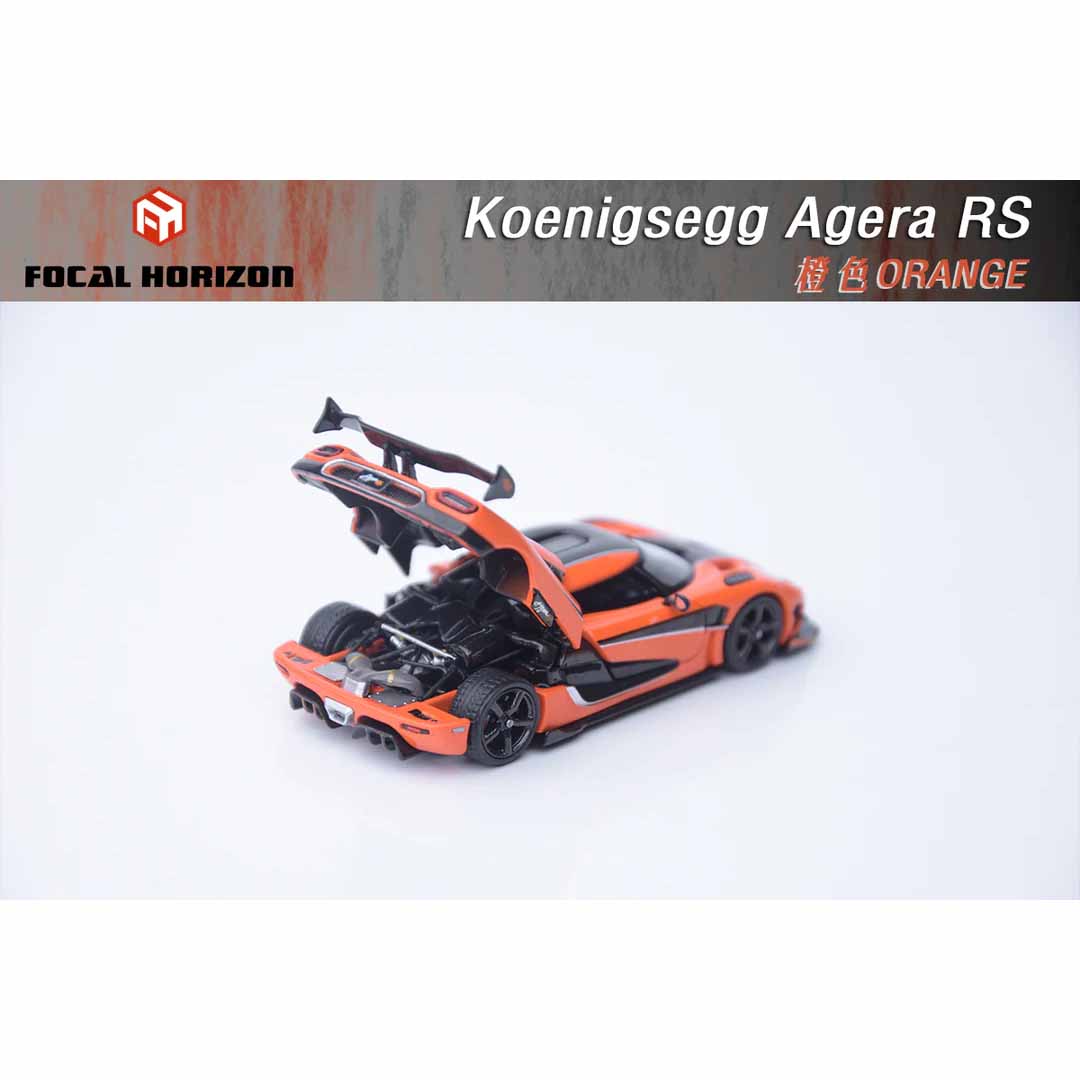 Focal Horizon 1:64 Koenigsegg Agera RS Orange Die-Cast Model Car | Premium Collector Edition