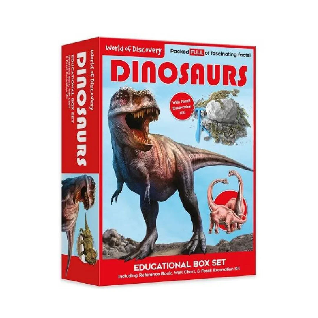 World of Discovery Dinosaurs Educational Box Set | Kids Learning Book Set (2022 Edition)