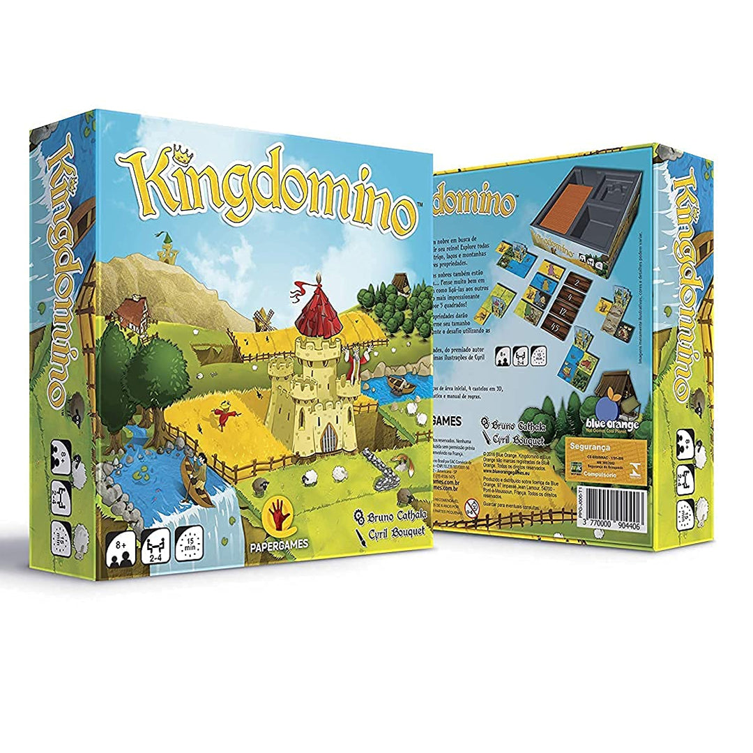 Blue Orange Games Kingdomino Strategy Board Game – Tile-Placement & Kingdom-Building Game for Family, Kids & Adults (2–4 Players, Ages 8+)