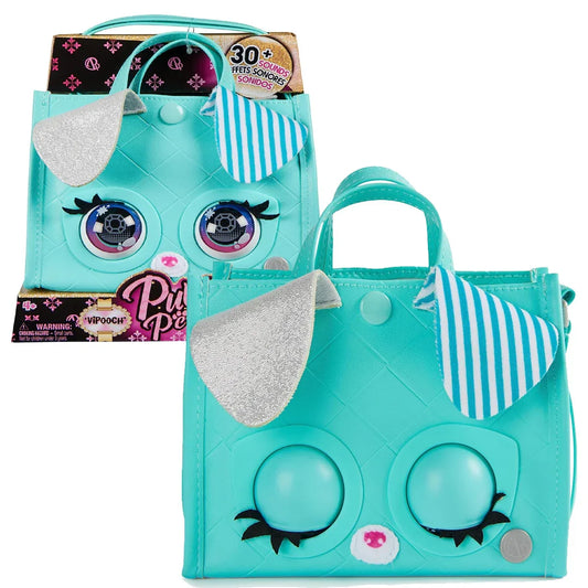 Purse Pets VIPooch Interactive Puppy Purse – Talking Handbag Toy with 30+ Sounds & Reactions for Kids 5+