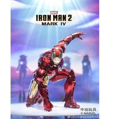 ZD Toys Ultimate 1:10 Scale Iron Man 2 Mark IV Action Figure – Light‑Up LED Edition - Jaiman Toys