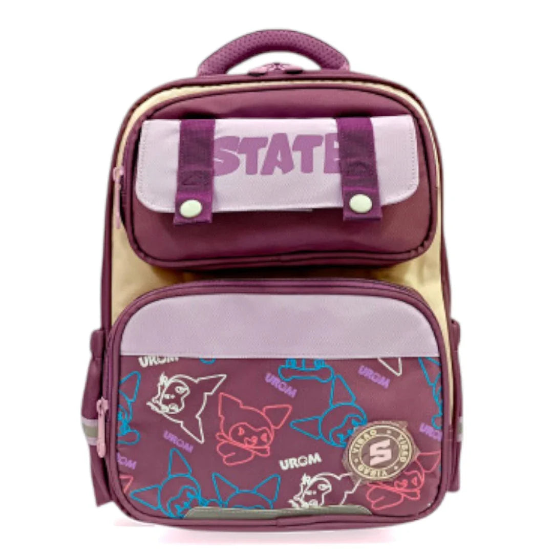 Smiggle 15-Inch Premium Backpack – Stylish School Bag for Kids | Spacious & Durable