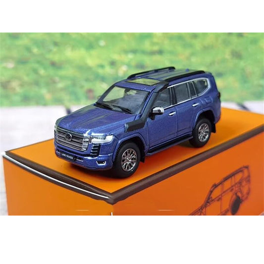 GCD 1:64 Toyota Land Cruiser 300 – Regular Version Blue | Premium Diecast Model SUV