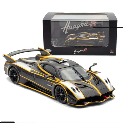 LCD Models 64028 Pagani Huayra R 1:64 Scale Diecast Model Car | Premium Carbon Detail Collectible