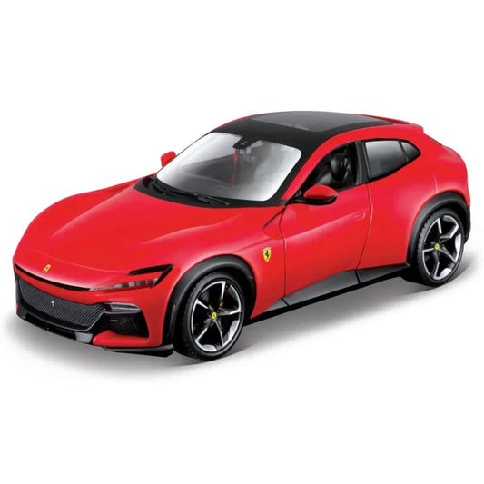 Bburago 1:24 Ferrari Purosangue Red | Licensed SUV Scale Model Car Collectible