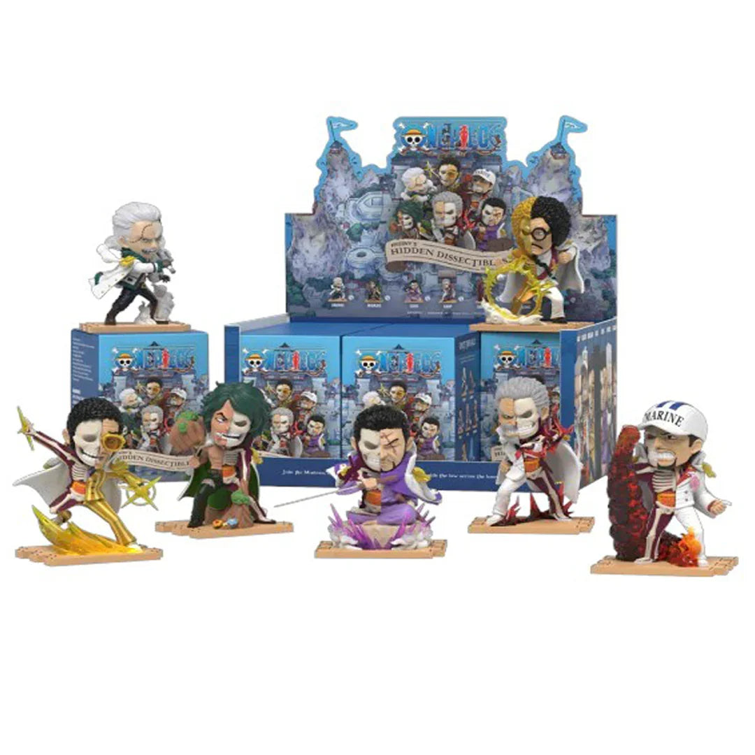 Mighty Jaxx Ultimate Action figure One Piece Freeny's Hidden Dissectibles: Marines Edition Blind Box (1 Random Figure) - Jaiman Toys