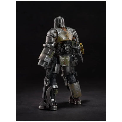 ZD Toys Iron Man MK 1 – 7-Inch Action Figure with Hall of Armor | Hologram Light-Up Display | Marvel 1:10 Collector Edition