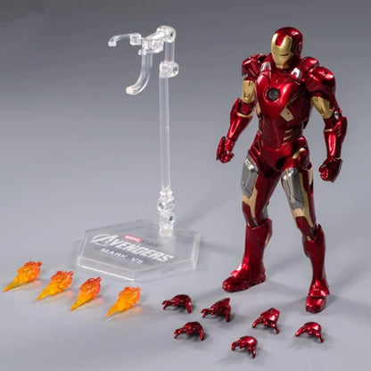 ZD 1907-07 Toys Marvel Iron Man Mark VII 1/10 Scale Action Figure with Light – Avengers Edition