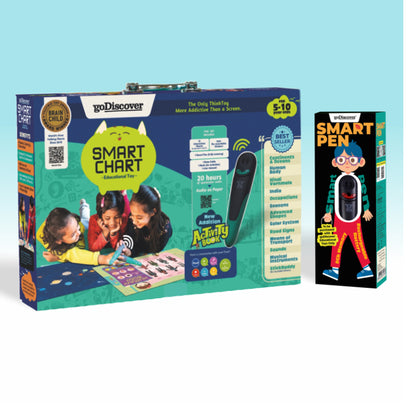 goDiscover Smart Chart Interactive Learning Kit with Talking Pen | Educational Toy for Kids 5–10 Years