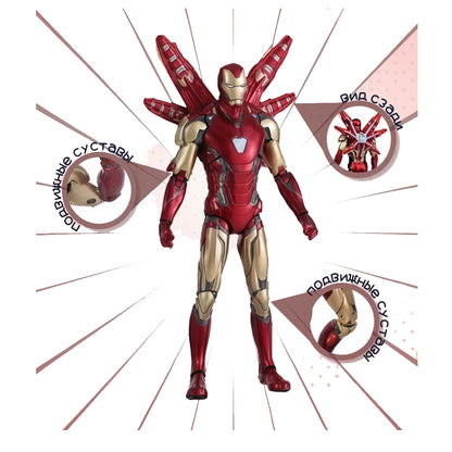 Marvel Avengers Endgame Action Figure Set – Iron Man, Captain America & Thor Collectible Figures