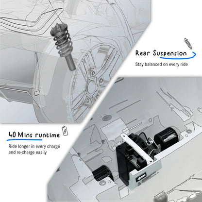 EMotorad Formula Fun BENTLEY BACALAR Toy Car – Red Remote Control Car for Kids 3Y+