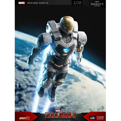 ZD Toys 1/10 Iron Man Mark XXXIX (Mark 39 Gemini) Action Figure – Marvel Studios Collectible - Jaiman Toys