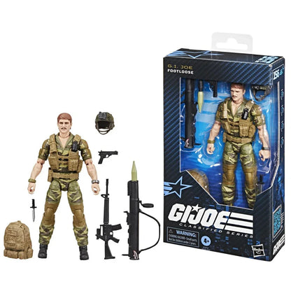 G.I. Joe Classified Series #156 Footloose 6-Inch Action Figure with 8 Accessories - Jaiman Toys