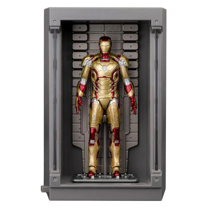 ZD Toys Iron Man Hall of Armor – Mark 42 (4-Inch Figure) Light-Up Display Chamber