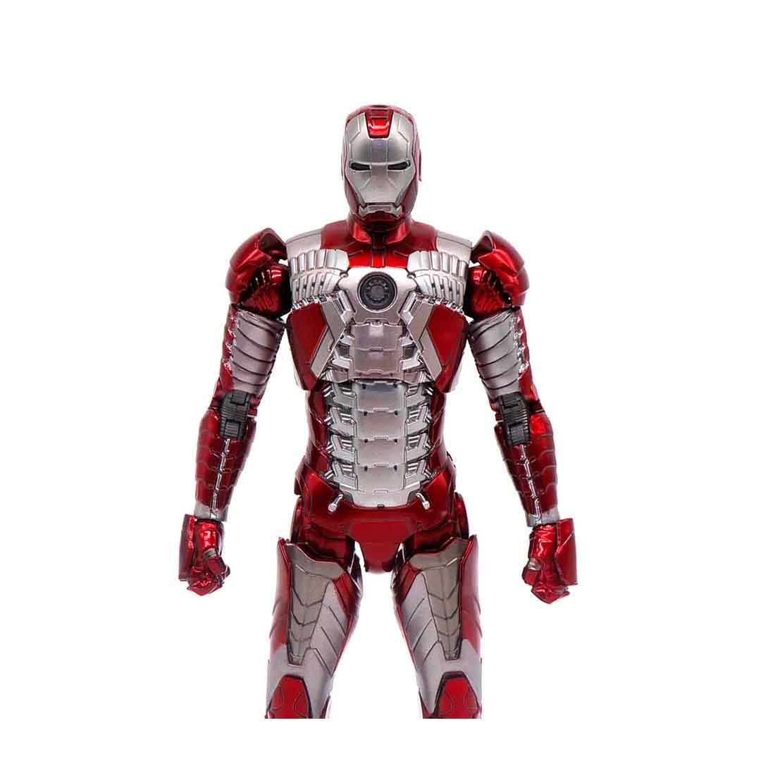 ZD Toys Ultimate Action Figure 7″ Iron Man Mark V (MK5) – Marvel Avengers Edition (No Light‑Up) - Jaiman Toys