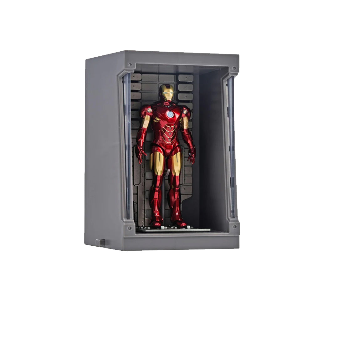 Marvel Studios The Infinity Saga Iron Man Mark IV (MK04) 4-Inch Action Figure with Light-Up Display Chamber | ZD Toys