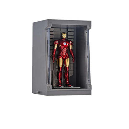 Marvel Studios The Infinity Saga Iron Man Mark IV (MK04) 4-Inch Action Figure with Light-Up Display Chamber | ZD Toys