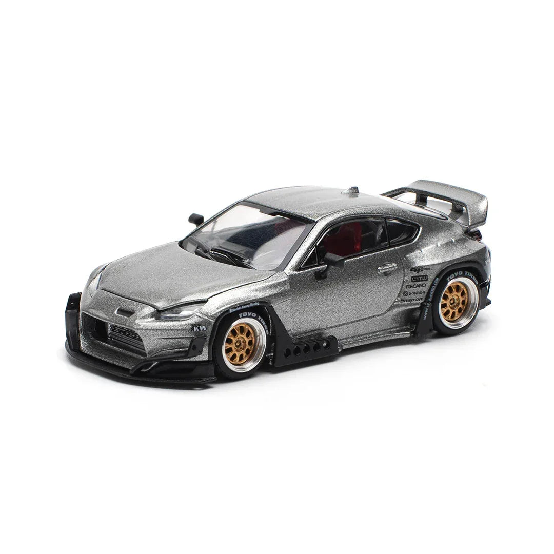 POP Race 1:64 PANDEM GR86 Silver – Diecast Model Car – Jaiman Toys