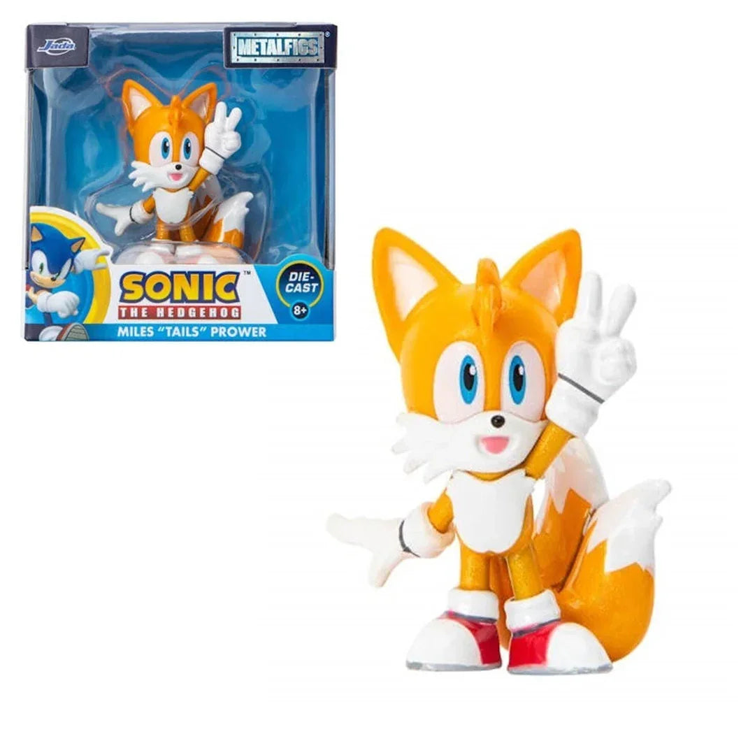 Jada Toys Sonic the Hedgehog 2.5" Metalfigs – Collectible Die-Cast Figure Miles "Tails" Prower