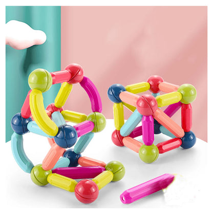 Magnetic Sticks Building Set (42 Pcs) | STEM Construction Toy for Kids 3+ | Strong Magnets, Creative Models & Learning Play