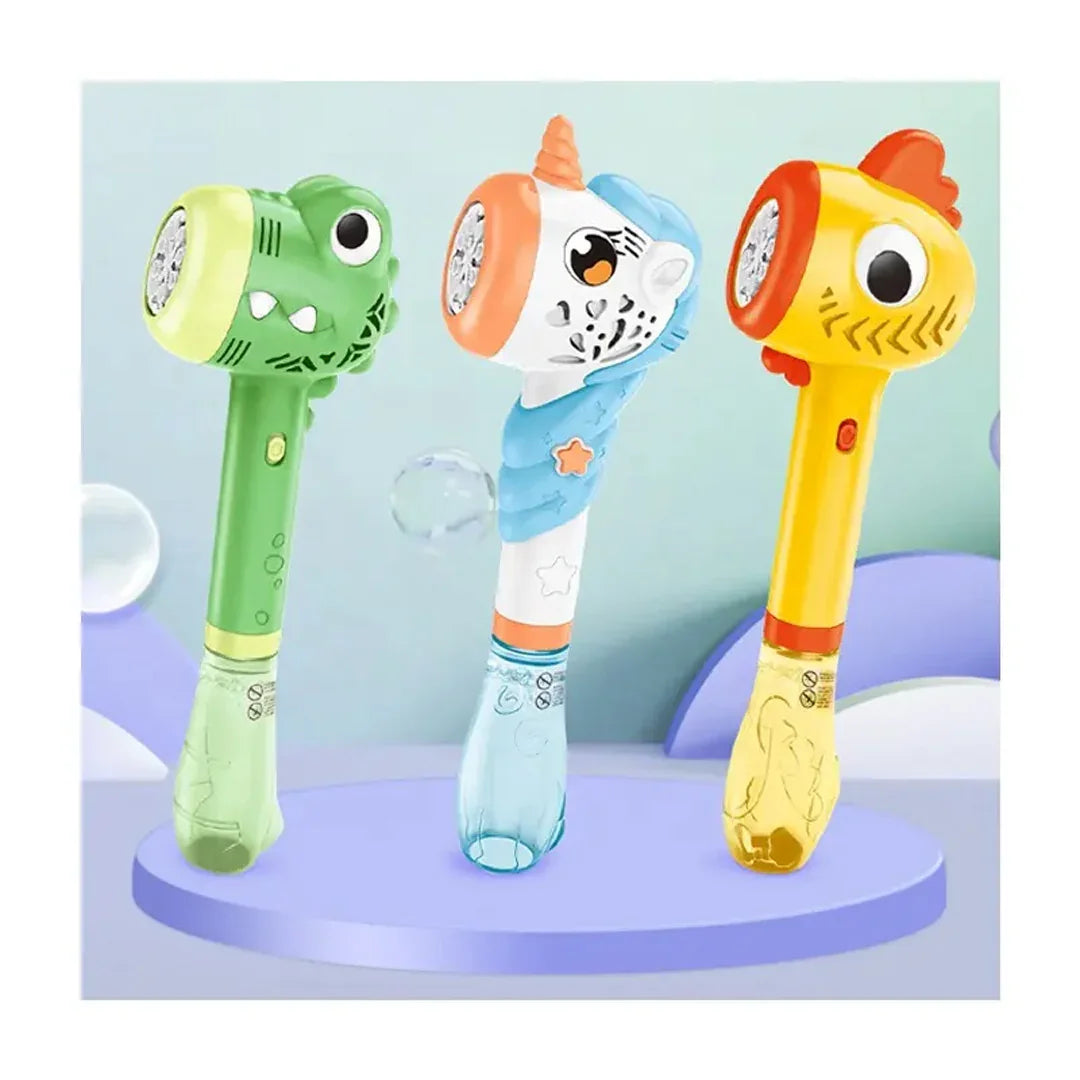 Automatic Electric Cartoon Bubble Machine – Fun Bubble Wand Toy for Kids - Jaiman Toys
