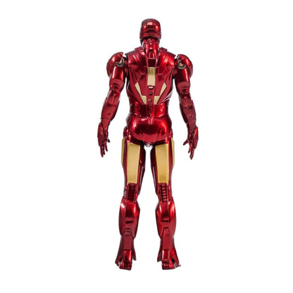 Marvel Studios The Infinity Saga Iron Man Mark IV (MK04) 4-Inch Action Figure with Light-Up Display Chamber | ZD Toys