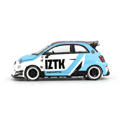 Mini GT 1:64 Abarth 595 LB-WORKS x Abas Works IZTK LHD Diecast Scale Model Car