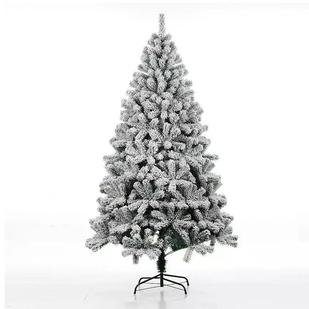 SWEN Bianca 4-Feet Christmas Tree with Frosted Tips | Lush Snow-Kissed Pine for Home Décor