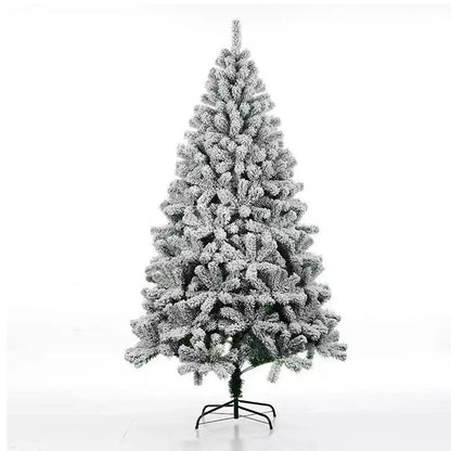 SWEN Bianca 4-Feet Christmas Tree with Frosted Tips | Lush Snow-Kissed Pine for Home Décor