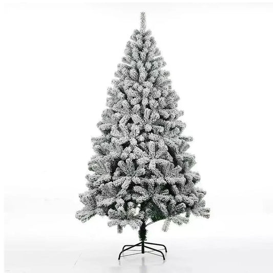SWEN Bianca 4-Feet Christmas Tree with Frosted Tips | Lush Snow-Kissed Pine for Home Décor