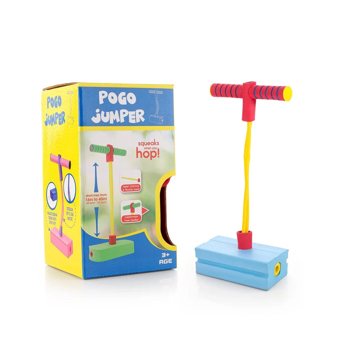 Foam Pogo Jumper for Kids | Safe Outdoor Pogo Stick Toy | Fun Jumping Exercise for Boys & Girls Ages 5–12