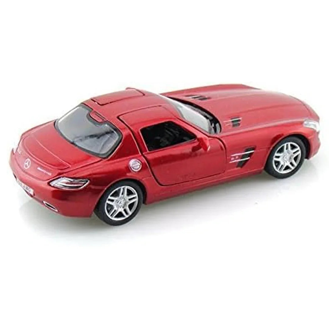 KiNSMART 1:36 Scale Mercedes-Benz SLS AMG Die-Cast Model Car - Red - Jaiman Toys