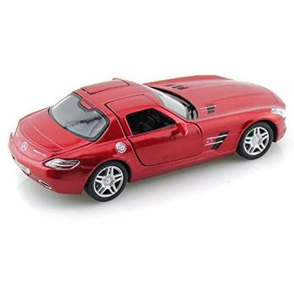 KiNSMART 1:36 Scale Mercedes-Benz SLS AMG Die-Cast Model Car - Red - Jaiman Toys