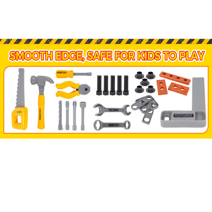 Kids Tool Set with Toy Drill & Tool Box | Pretend Play Construction Toys for Boys 3–6 Years