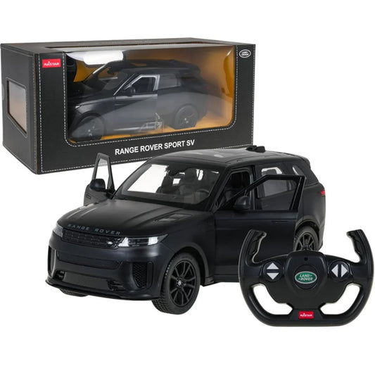 Rastar 1:14 Range Rover Sport SV RC Car | Official Licensed Remote Control SUV Toy - Black