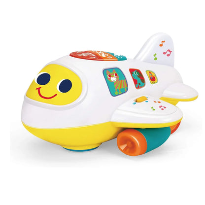 Hola! Bump 'n Go Learning Airplane – Counting & ABCs Toy for Toddlers 12+ Months - Jaiman Toys