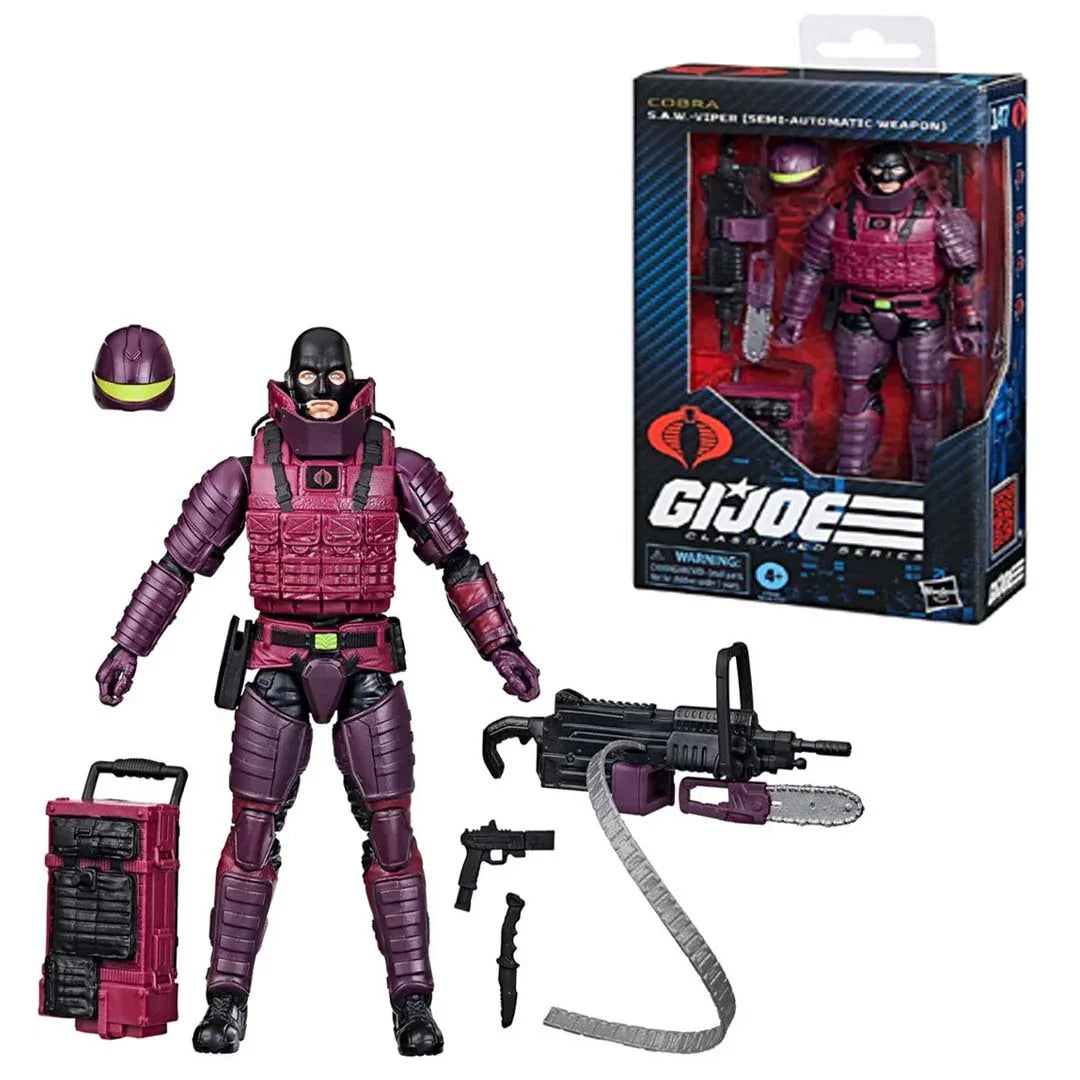 G.I. Joe: Classified Series #147 - S.A.W.-Viper CollectibleAction Figure (Semi-Automatic Weapon) Action Figure (G1066) - Jaiman Toys