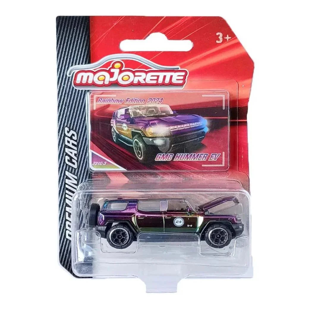 Majorette Rainbow Edition 2024 – GMC Hummer EV Chase Car (Premium Collectible) - Jaiman Toys