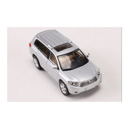 GCD 1:64 Toyota Highlander Diecast Model Car – Silver LHD | Premium Collectible SUV Miniature