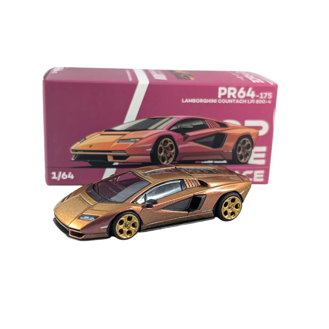 PARA64 POP RACE 1/64 Lamborghini Countach LP 800-4 – Blu Hal Diecast Model Car