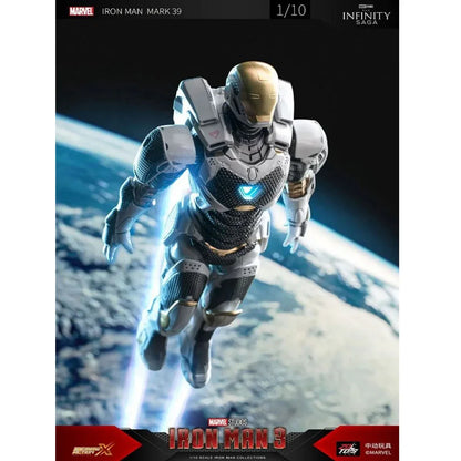 ZD Toys 1/10 Iron Man Mark XXXIX (Mark 39 Gemini) Action Figure – Marvel Studios Collectible - Jaiman Toys