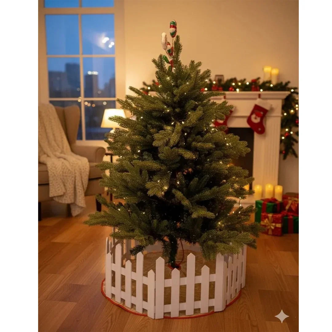 SWEN Elara Christmas Tree – Lush Green Premium Decorative Festive Tree for Home & Office (4 Feet)